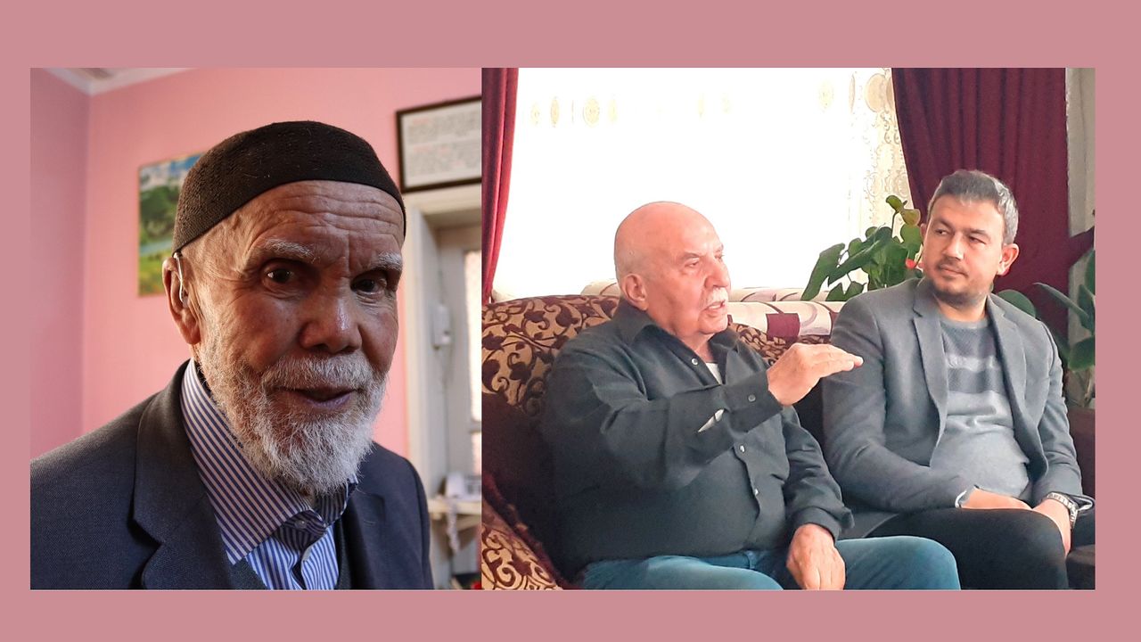 Emekli öğretmen Bekir Arslan ve hocaların hocası Muharrem Meral, anılarını anlattı