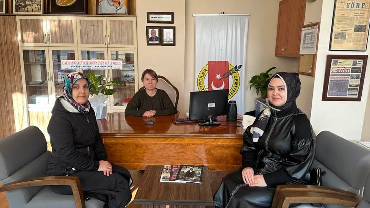 AK Parti Osmancık Kadın Kolları'ndan gazetemize ziyaret