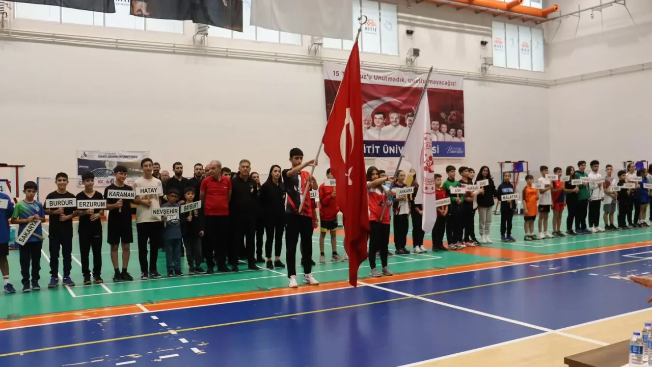 15 yaş altı Türkiye Şampiyonası açılış töreni yapıldı