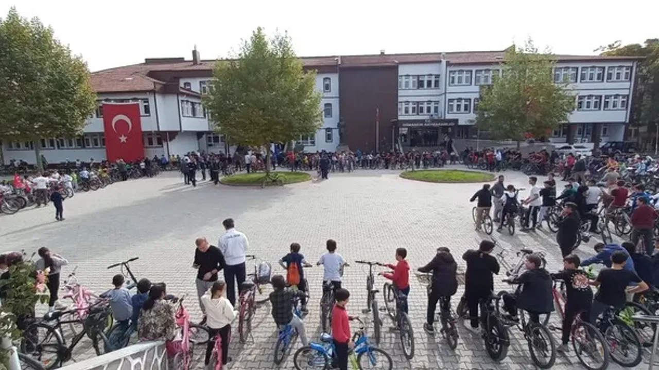 Osmancık'ta "100. Yıl Bisiklet Turu" düzenlendi
