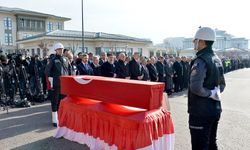Şehit olan Bakan koruması polis memuru için tören düzenlendi