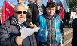 Zonguldak’ta teröre tepki, Gazze’ye destek yürüyüşü düzenlendi