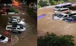 Araçlar suya gömüldü, okullar tatil edildi