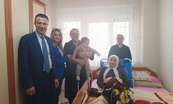 106 yaşındaki Zehra teyzeye Kadınlar Günü ziyareti