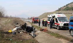 Amasya’da cenaze yolunda feci kaza: 1 ölü, 1 yaralı