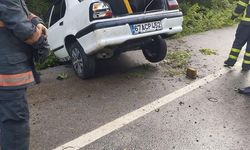 Zonguldak’ta trafik kazası; 2 yaralı