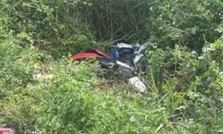 Motosiklet ile su kanalına düşen sürücü hayatını kaybetti