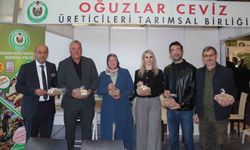 Çorum’da düzenlenen ceviz fuarı yoğun ilgi gördü