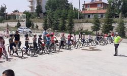 Osmancık’ta öğrencilere güvenli bisiklet kullanımı eğitimi