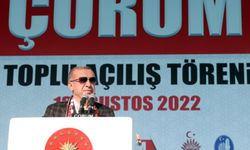 Cumhurbaşkanı Recep Tayyip Erdoğan: "Biz de laf yok, iş var. Çorum'a elimiz boş gelmedik"