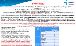 İŞKUR TYP ile Osmancık’a 22 personel alınacak