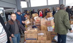 Okullarda toplanan yardım malzemeleri deprem bölgesine gönderildi