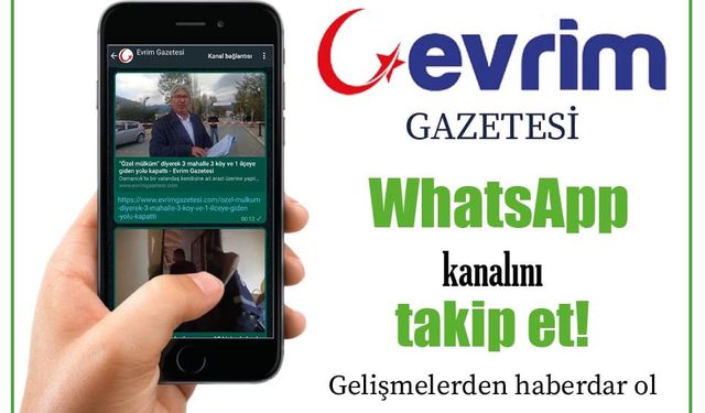 Evrim Gazetesi artık 'WhatsApp Kanalları'nda!