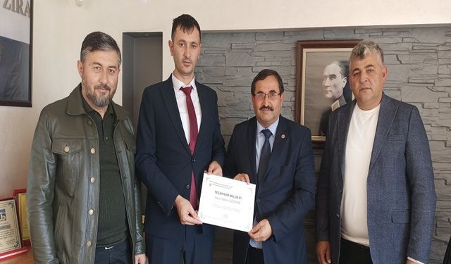 TMO'dan Adem Özdemir'e teşekkür ziyareti