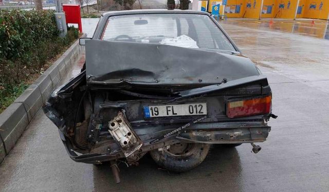 Samsun’da tanker ile otomobil çarpıştı: 1 yaralı