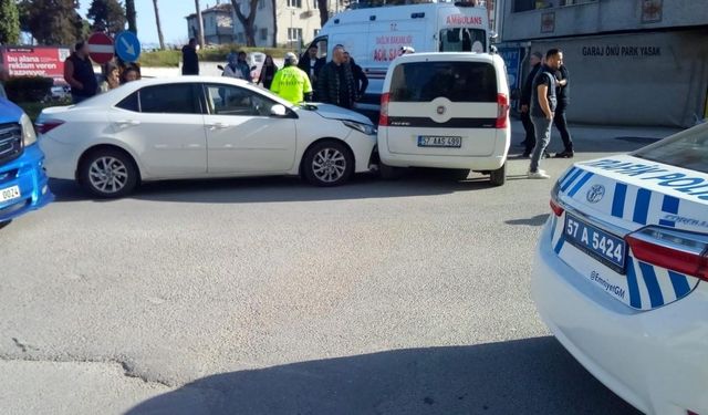 Sinop’ta trafik kazası: 1 yaralı