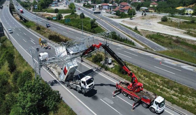 Damperi açık kalınca havada askıda kaldı