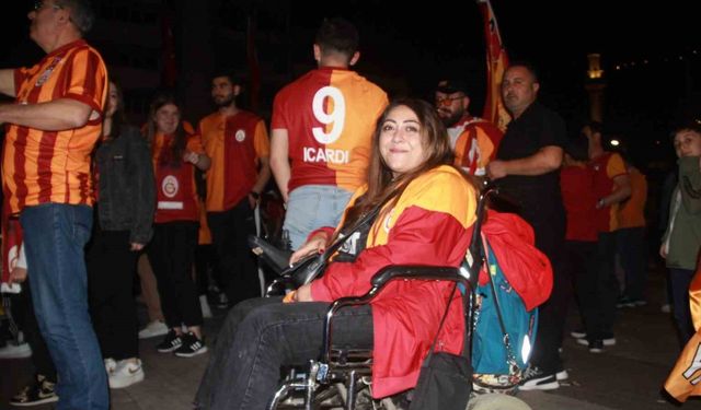 Galatasaray taraftarları Ordu’da şampiyonluğu coşkuyla kutladı