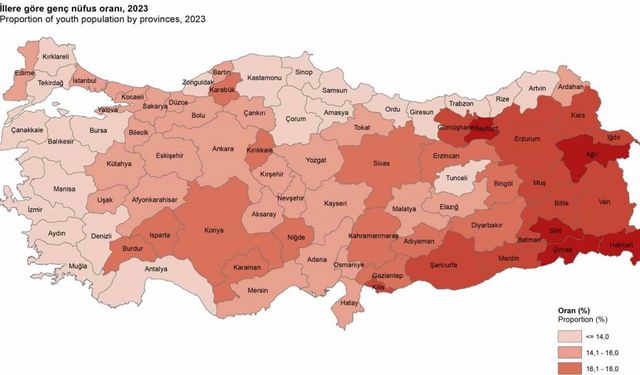 Gümüşhane genç nüfus ortalamasında Doğu Karadeniz illerini geride bıraktı