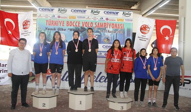Çorumlu sporcular Bocce'de Türkiye Şampiyonu oldu