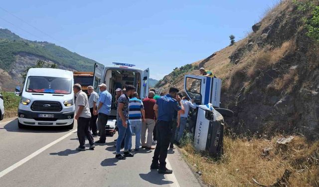 Maliye aracı kaza yaptı: 1 ölü