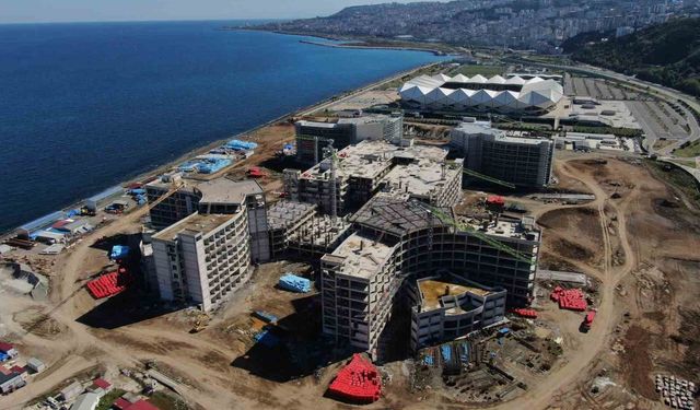 Trabzon Şehir Hastanesi inşaatının yüzde 50’si tamamlandı