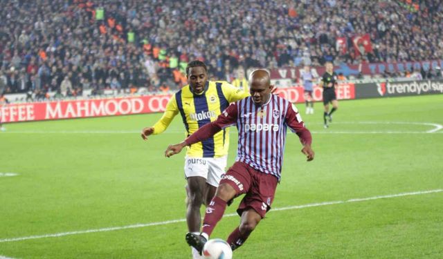 Trendyol Süper Lig: Trabzonspor: 2 - Fenerbahçe: 3 (Maç sonucu)