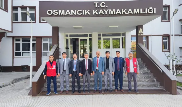 Osmancık Kızılay yönetimi Kaymakam Akpay’ı ziyaret etti