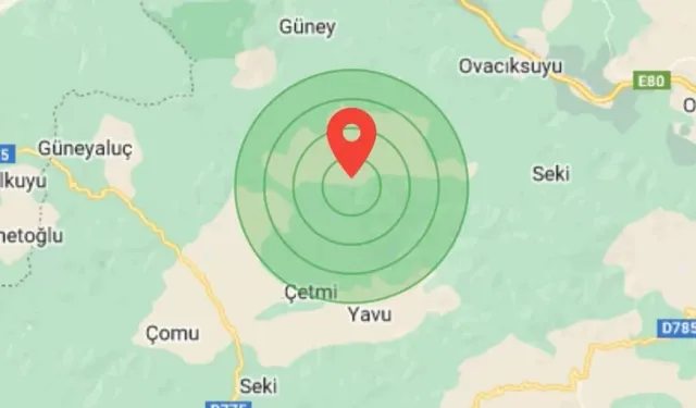 Osmancık'ta 3,4 büyüklüğünde deprem meydana geldi