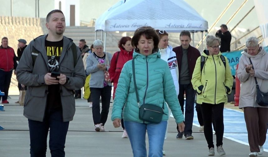 Bu ilçeye 17 ayda gelen Rus turist sayısı 20 bini aştı