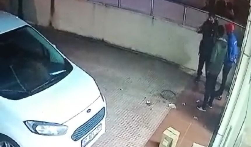 Kargo şubesinde dehşet anları