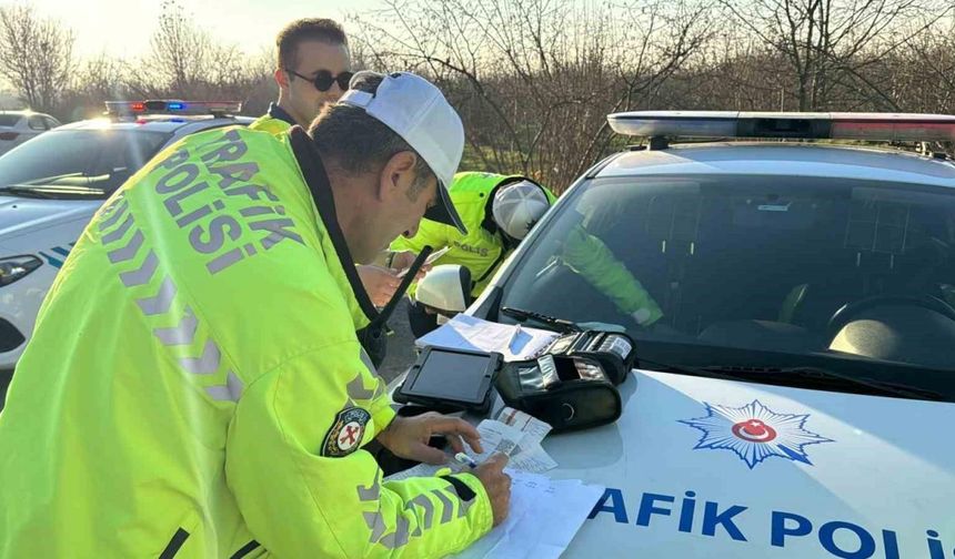 131 araç trafikten men edildi