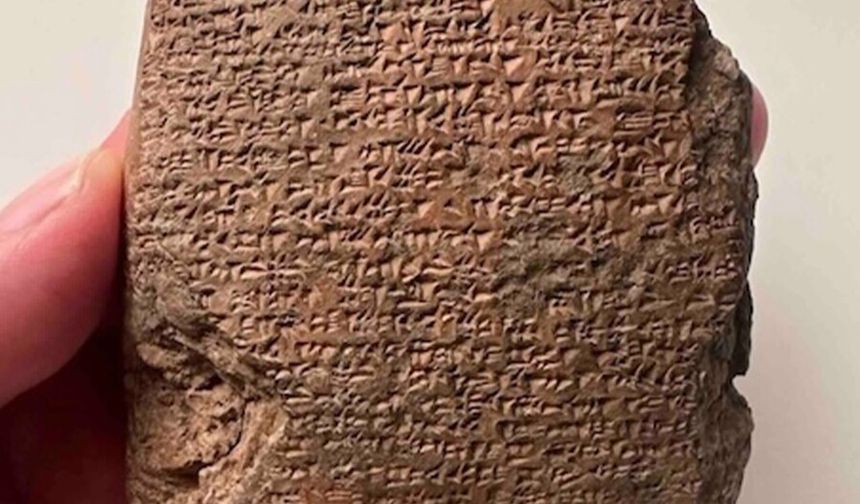 Hitit İmparatorluğu'na ait sırlarla dolu 3 bin 300 yıllık tablet