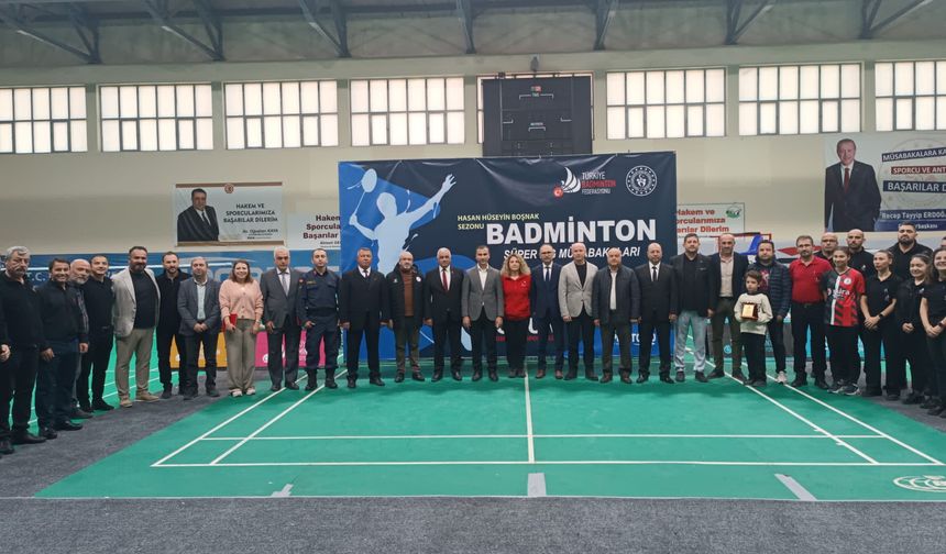 Badminton Süper Ligi 7. Etap Müsabakaları Osmancık’ta yapıldı