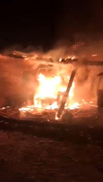 Harmancık köyünde büyük yangın! kopya