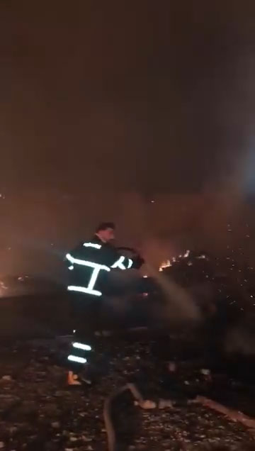 Harmancık köyünde büyük yangın!1