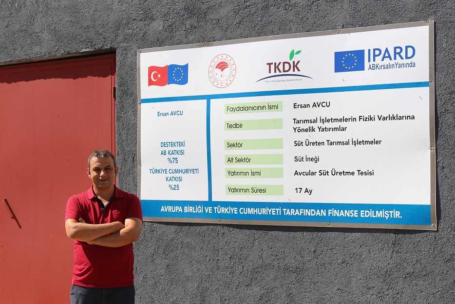 TKDK desteğiyle süt üretim çiftliği kurdu (3)