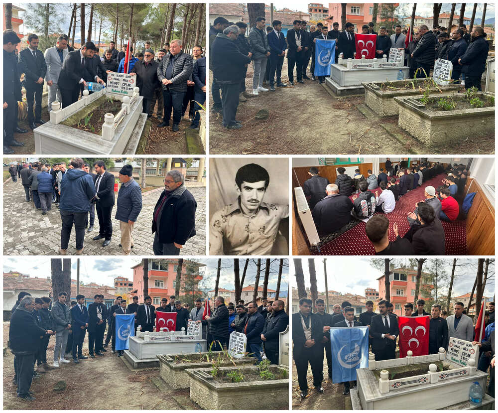 Ülkücü Şehit Mehmet Çıplak ölüm yıldönümünde anıldı (1) (1)