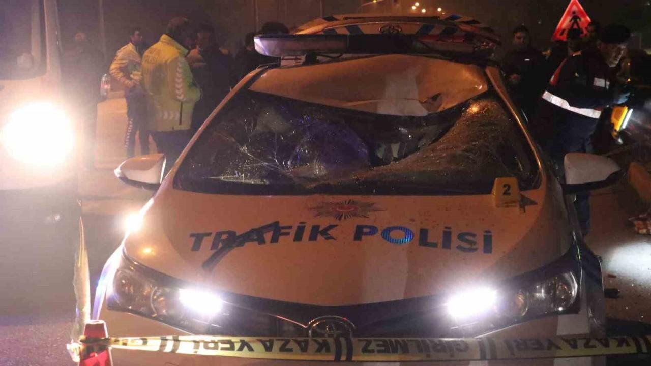 Kazadan Kaçan Otomobilin Çarptığı 1 Polis Şehit Oldu, 1 Polis Yaralandı
