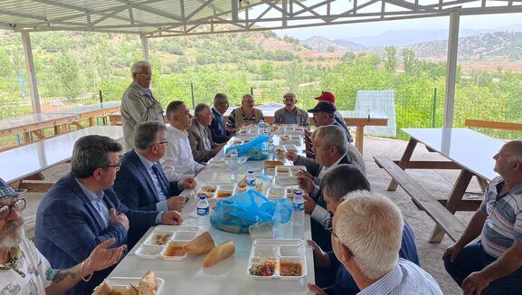 Hasan Bagi Dede Türbesinde Yağmur Duası Yapıldı (1)