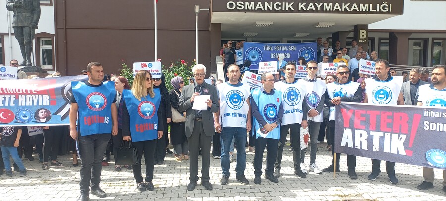 Osmancık'ta Öğretmenler 'Can Güvenliği Için' Iş Bıraktı (3)