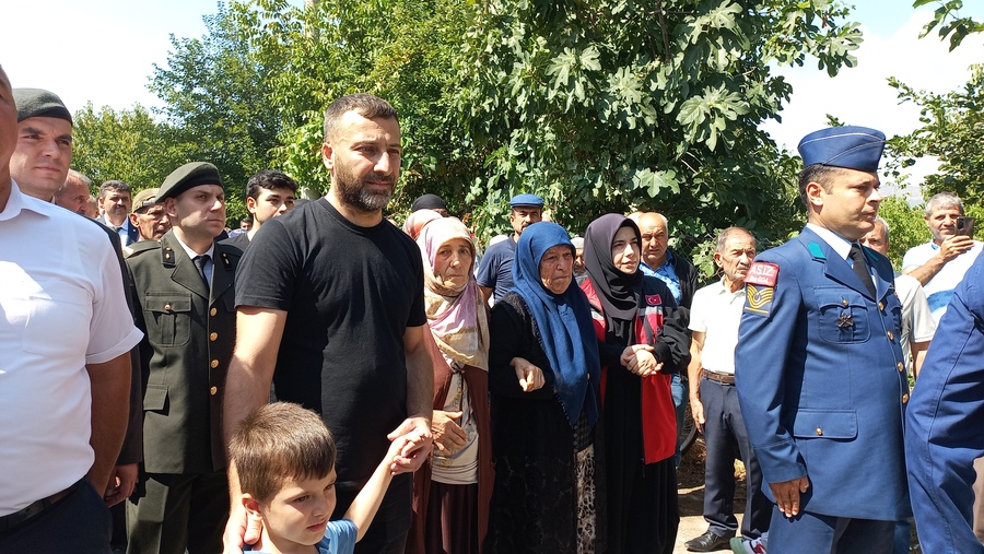 Kıbrıs Gazisi İhsan Karakuş, Son Yolculuğuna Uğurlandı (1)