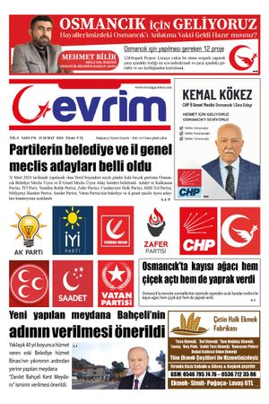 Evrim Gazetesi 23.02.2024