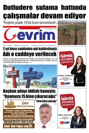 Evrim Gazetesi 15.03.2024
