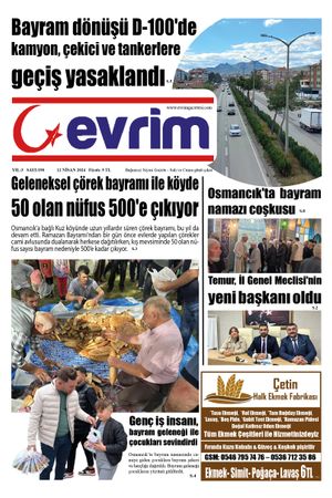 Evrim Gazetesi 12.04.2024
