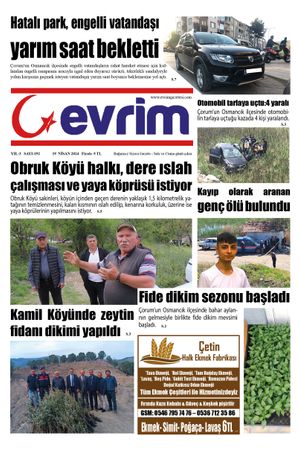 Evrim Gazetesi 19.04.2024
