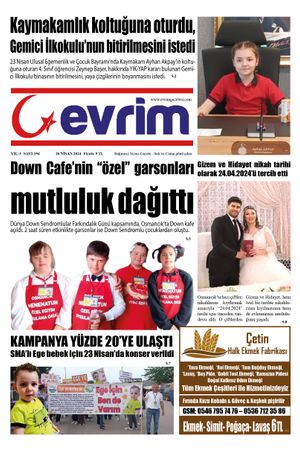 Evrim Gazetesi 26.04.2024