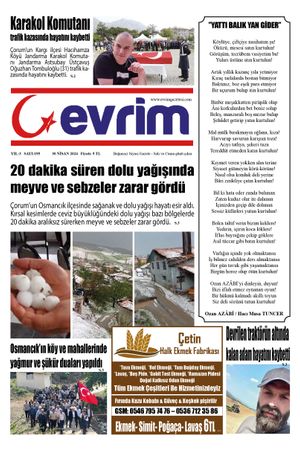Evrim Gazetesi 30.04.2024