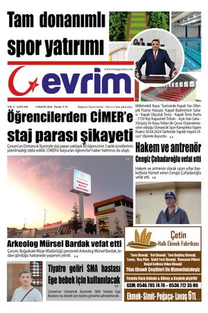 Evrim Gazetesi 03.05.2024