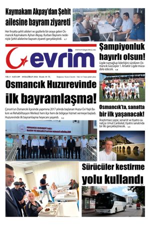 Evrim Gazetesi 18.06.2024